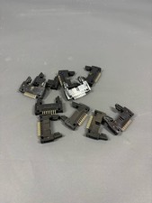 100 pcs 16 Pin IDC Ribbon Cable Connectors PCB Mount Latch Header Socket Black