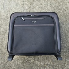 Solo New York Dakota Rolling Overnight Laptop Bag 17" Black Used