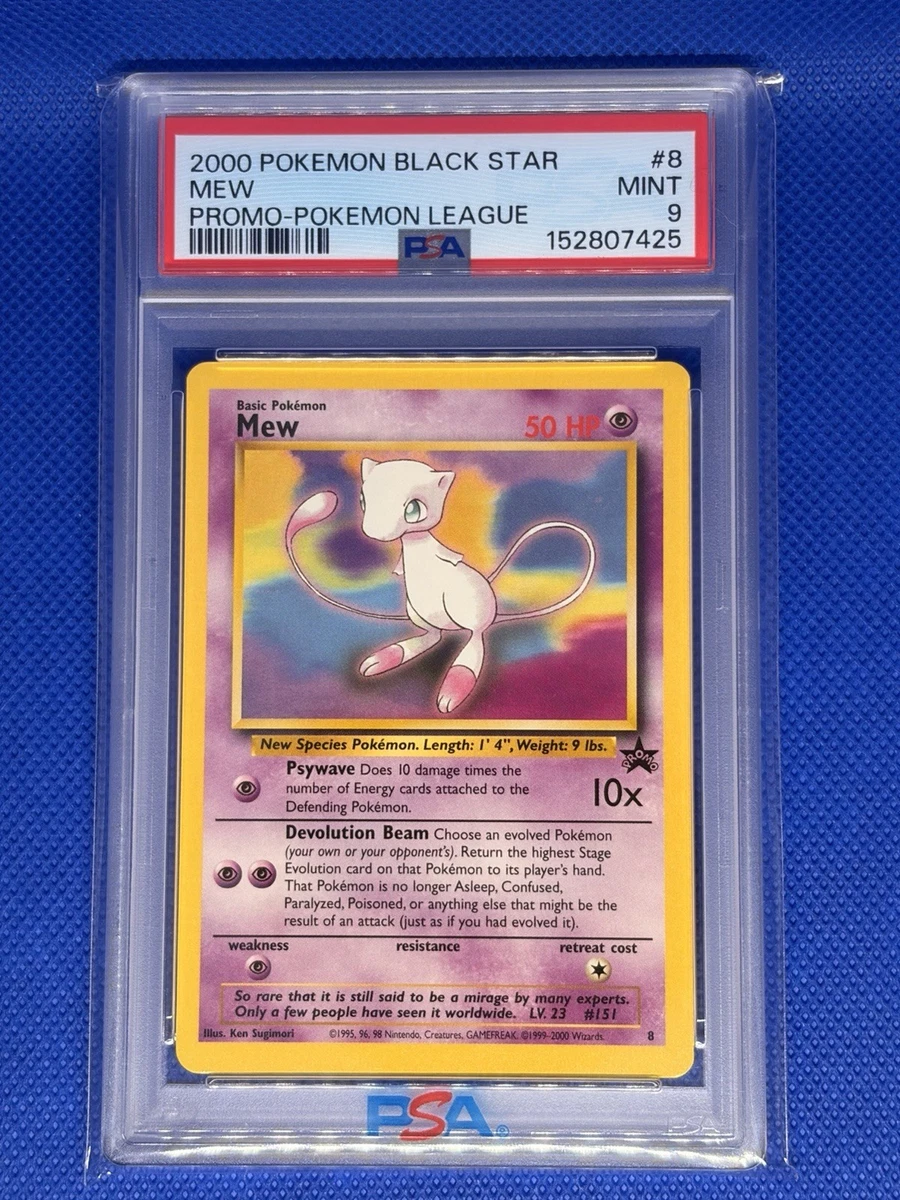 Mew Pokmon TCG Professional Sports Authenticator (PSA) Grade 9 Individual  Trading Card Games for sale - eBay