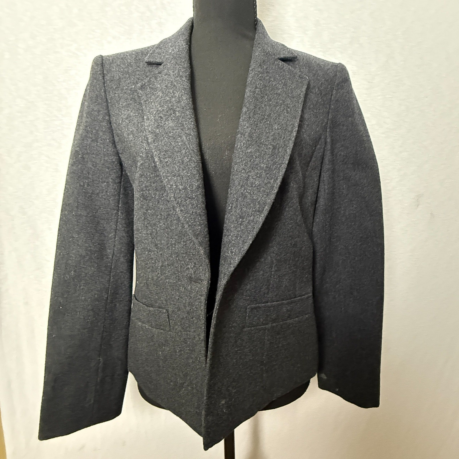 Pendleton Women’s 100% Virgin Wool Gray Blazer Ja… - image 1