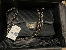 CHANEL Classic Black Caviar Jumbo Double Flap Bag ONLY SERIOUS BUYERS ONLY