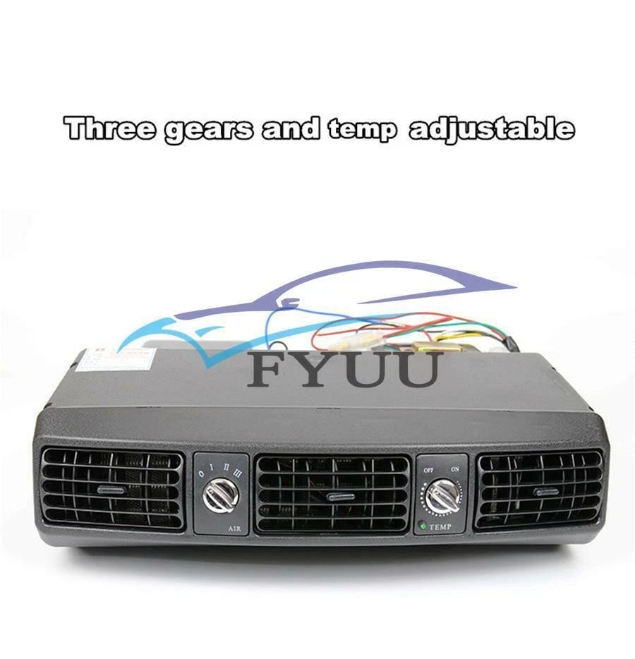 Car Truck Underdash 12V Air Conditioner Evaporator Unit A/C Compressor 3 Speed - Image 3 of 4