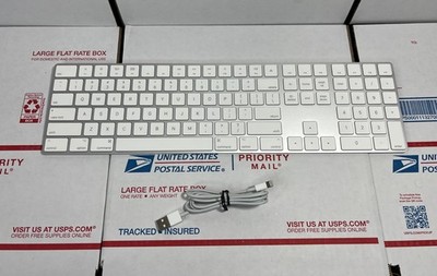 Apple A1843 Magic Keyboard with Numeric Keypad +  Cable - SAME DAY - WARRANTY