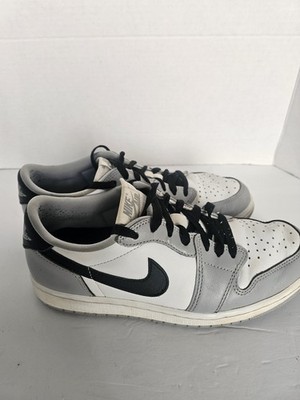 Nike Air Jordan 1 Low Men's Sneakers Size 8.5 Gray/White