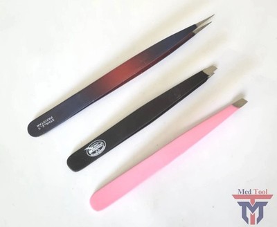 Surgical Tweezers for Ingrown Hair Precision Sharp Needle Pointed (3 pieces lot)