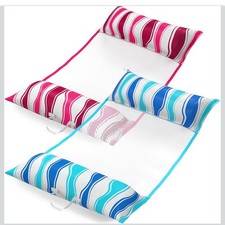 Inflatable Pool Floats Adult - Fabric Pool Hammock Floaties Water Hammock...