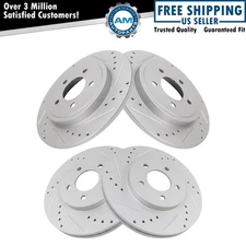 Front & Rear Brake Rotors Set For 2005-2008 Mazda Tribute