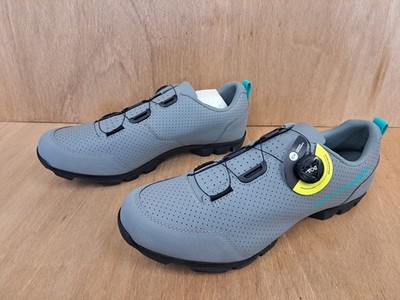 NOS Bontrager Evoke Mountain Cycling Shoe / EU 47 / US 14 / 2-Bolt / Grey & GRN