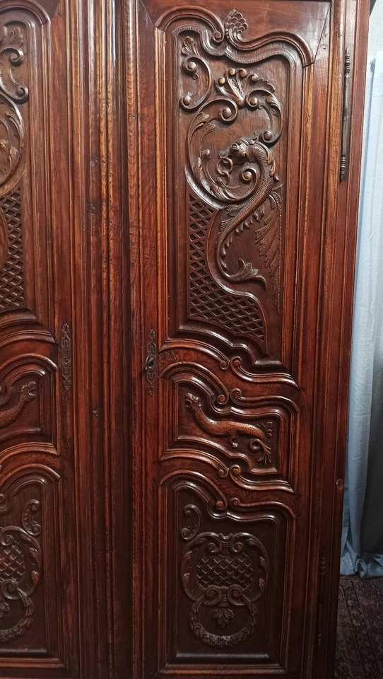 Armoire Renaissance en chêne - Photo 2/4