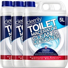 Cleenly Toilet Macerator Cleaner & Descaler Saniflo Septic Tank 15L 2.66 per litre