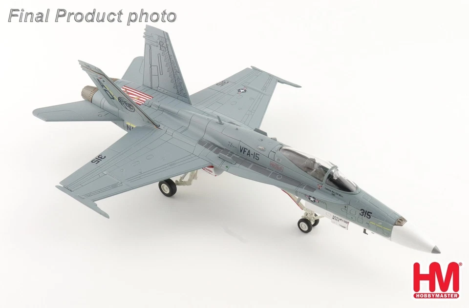 Hobby Master 1/72 F/A-18C VFA-15 Retro TAC Demo Jet VFA-106 Gladiators HA3590 - Image 3 of 4