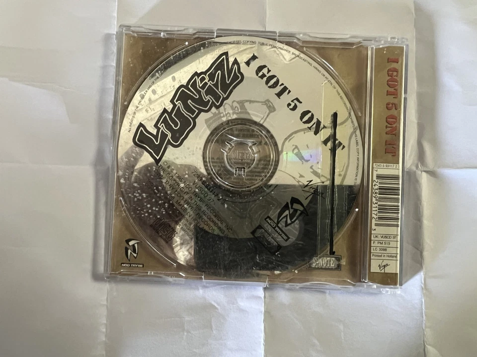 LUNIZ - I got 5 on it  - 4 Track Maxi CD Sehr Guter Zustand - Bild 2 von 3