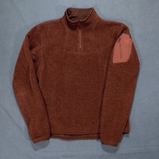 Arc'teryx Covert 1/4 Zip Fleece Women's Small Maroon Polartec Pullover Outdoor
