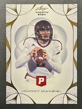 2024 Leaf Trinity Pristine Auction - Johnny Manziel #59 Bronze Foil