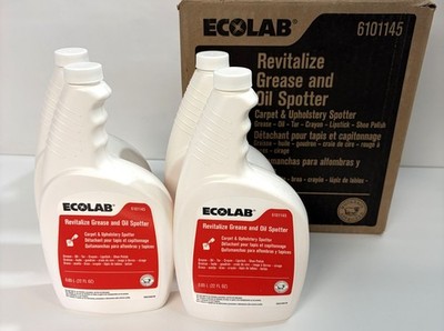 Ecolab 6101145 Revitalize Grease and Oil Spotter 22 fl oz (4-Pack)