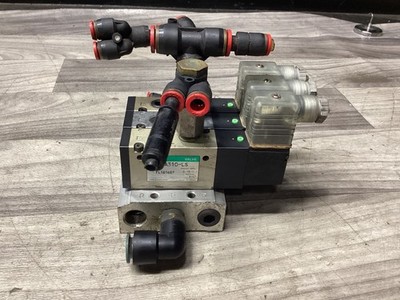 CKD 4KA310-LS Pneumatic Solenoid Valve Manifold Assembly #111C53PR4
