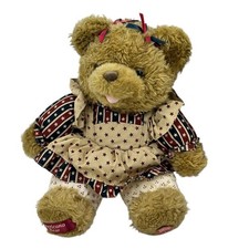 Americana Teddy Bear Plush in Star Stripe Dress Patriotic America Stuffed Animal