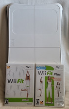 Nintendo Wii Balance Board RVL-021 with Wii Fit Wii Fit Plus - Bundle