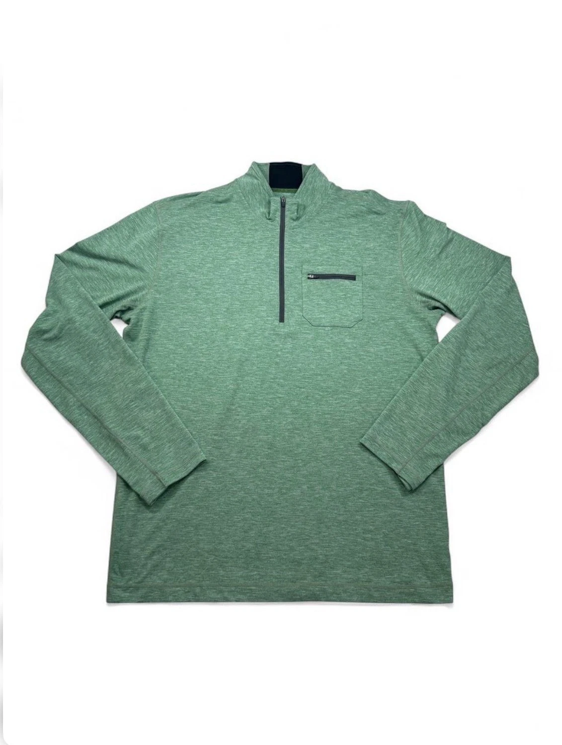 Men’s PrAna Zylo Quarter Zip Performance Pullover Solace Interview Outfit