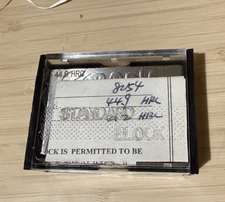 One Rockwell C Scale ("medium" 43-46 HRC), Hardness Calibration Test Block