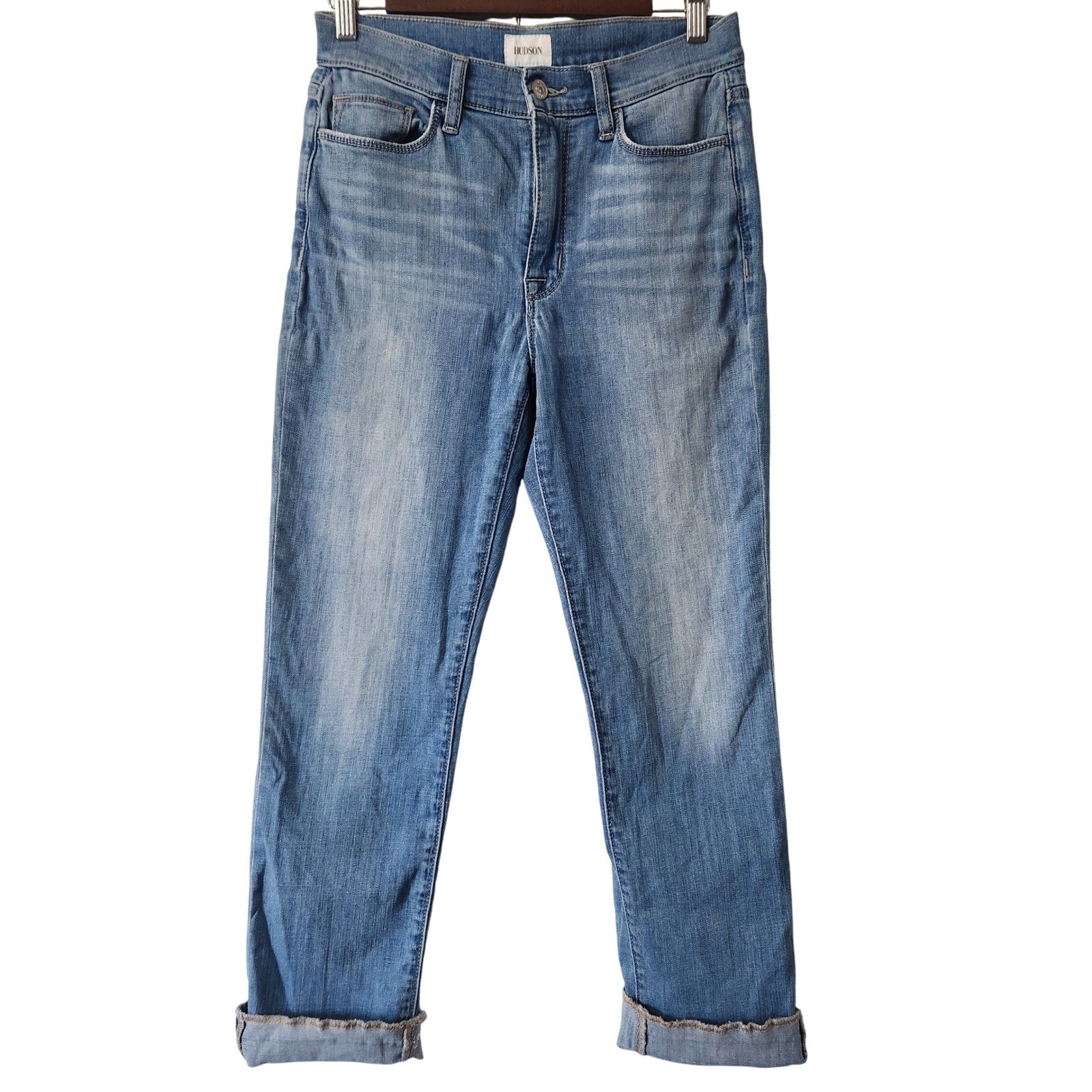 High Rise Straight Crop Hudson Jeans Size 27