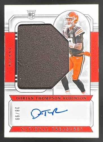 2023 National Treasures Dorian Thompson-Robinson Rookie Patch Auto /99