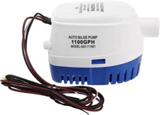 Automatic Submersible Boat Bilge Water Pump 12V 1100GPH with Auto Float Switch