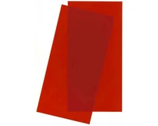 Evergreen Scale Models Red Transparent Sheet 6X12X.010 2 pc [EVG9901]