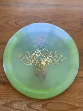 New Dynamic Discs Sockibomb Luster Chameleon Enforcer Yellow/Green - 172g