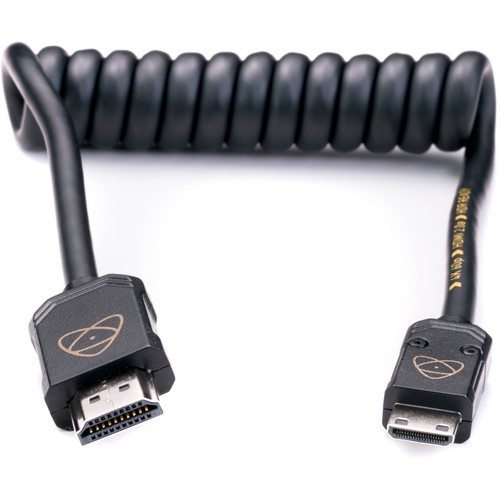 Atomos AtomFLEX HDMI to Mini-HDMI Coiled Cable - 12 to 24" - ATOM4K60C3