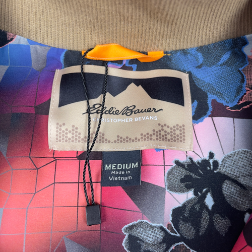 Giacca da campeggio Eddie Bauer x Christopher Bevins donna M viola fodera grafica *Leggi - Foto 9 di 17