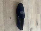 Amali Tiago -men's faux velvet slip on loafer navy blue with jewel bit size  9.5 — photo 6