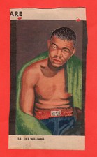1955-56  Ike Williams  Swedish Masters of the Ring Boxing Card HTF