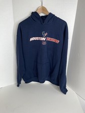 Houston Texans Hoodie Sweatshirt, NFL, Large, Blue, Long Sleeve