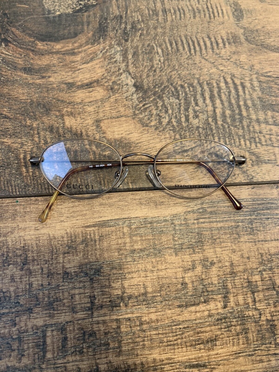 GUCCI GG2624 8GK Eyeglasses Frame Italy Petite 48-19-135