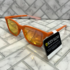 NWT Body Glove Sunglasses BGPC 24 427 ORN MIR Orange Sport Frames Mirrored