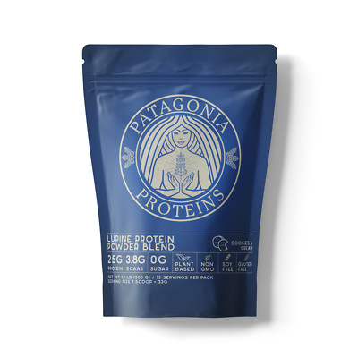 Lupine Protein Powder - Cookies & Cream (15 servings)
