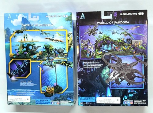 Set of 2 Avatar The Way of Water Banshee Rider Neytiri & AT-99 Scorpion Gunship - Picture 2 of 4