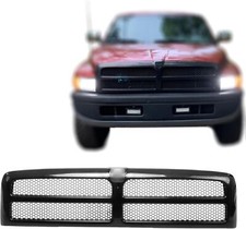 For 1994-2002 Dodge Ram 1500-3500 Matte Black Mesh Front Bumper Grille New For 1994-2002 Dodge Ram 1500-3500 Matte Black Mesh Front Bumper Grille New