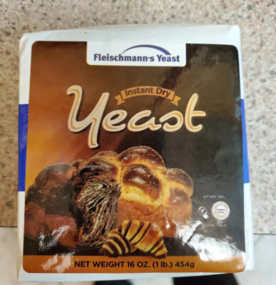 Fleishmanns Instant Dry Yeast- 16 Ounce - Bread, Challah, KOSHER - Free Shipping