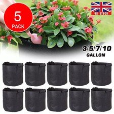 5 Pack Large Plant Grow Bags Potato Fruit Vegetable Garden Planter Growing Bag