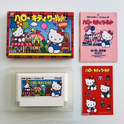 Hello Kitty World Famicom Nintendo FC Sanrio Japanese import | eBay