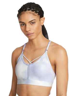 NWT Women s LARGE Blue Tie-Dye Nike Indy Sports Bra Light Support MSRP $40