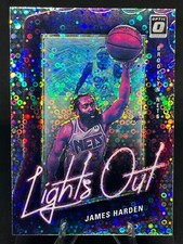 James Harden 2020-21 Donruss Optic Lights Out Fast Break Prizm #1 Brooklyn Nets