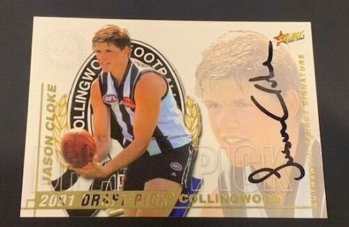 2001 Select Authentic Draft Pick Signature DS16 Jason Cloke Collingwood (1) - Bild 1 von 1