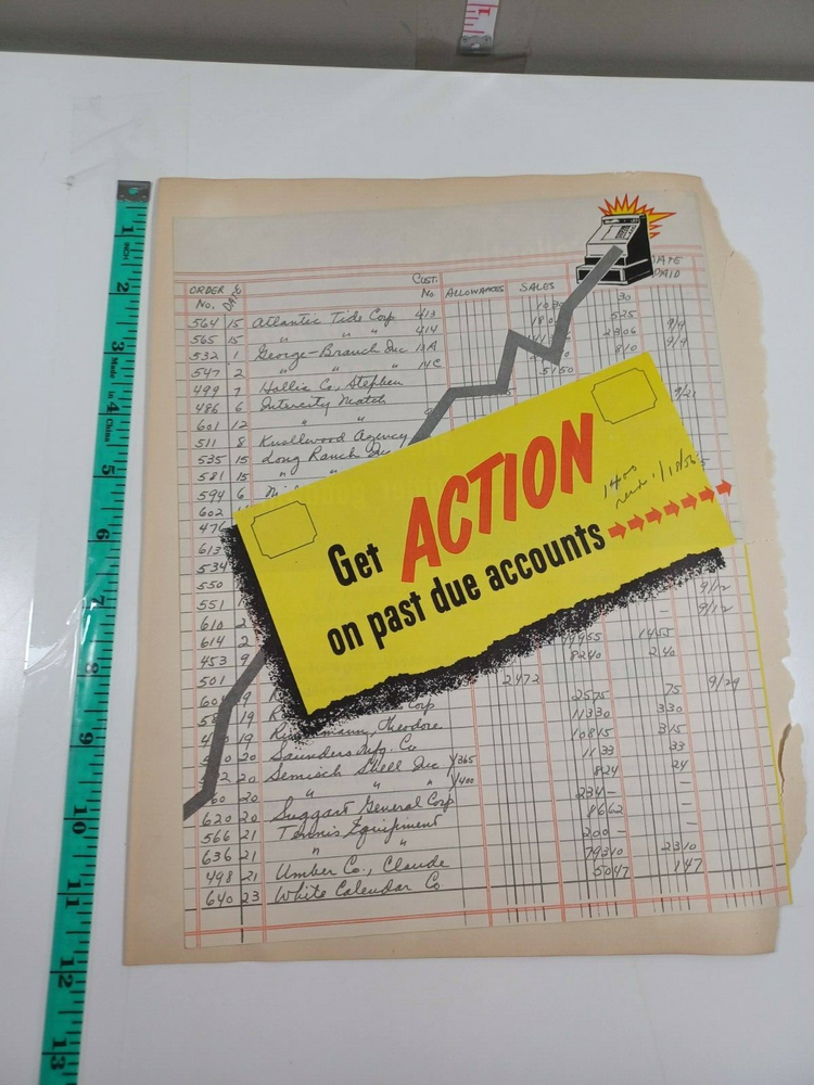 get action on past due accounts need help I can help you  2 sides (Book 1 #5)