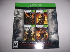 Gears of War Codes for 4 Games for Xbox 360 or Xbox One XB1