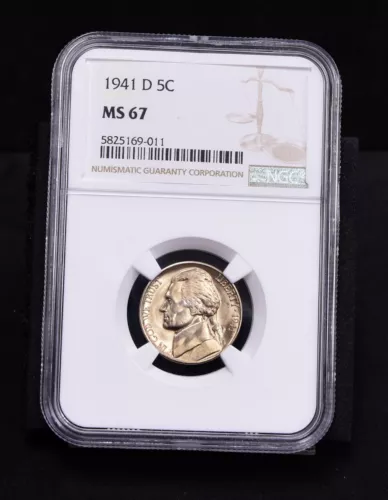 1941-D Jefferson Nickel - NGC MS67 (#50902-L)