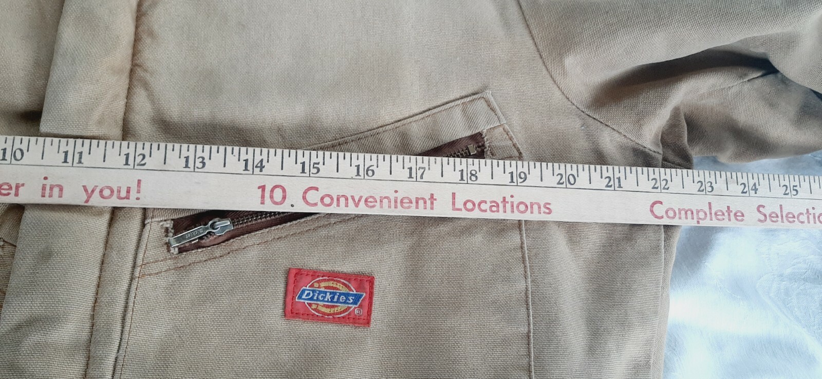 Vintage Distressed DICKIES Insulated Cotton Duck Coveralls Jumpsuit Sz 46-48 XL image 4