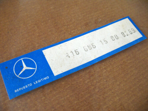Mercedes Benz W116 floor mat lining upholstery front left right OEM NOS x 2 - Bild 2 von 4